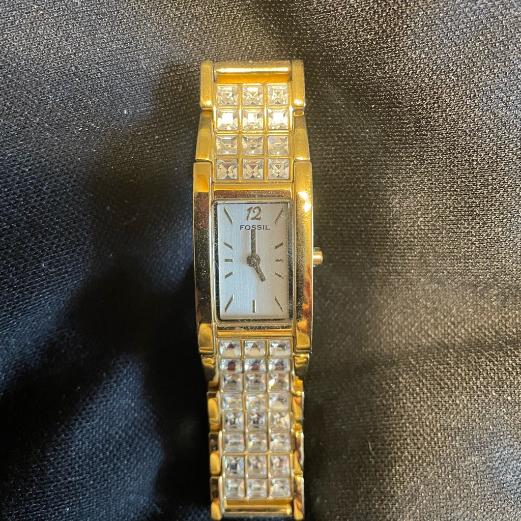 Like New Fossil Watch With Swarovski Crystals 50$